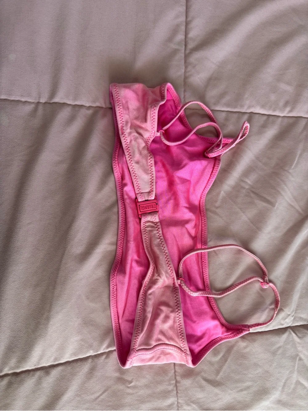Triangl Pink Tie-Dye Two-Piece Bikini Set